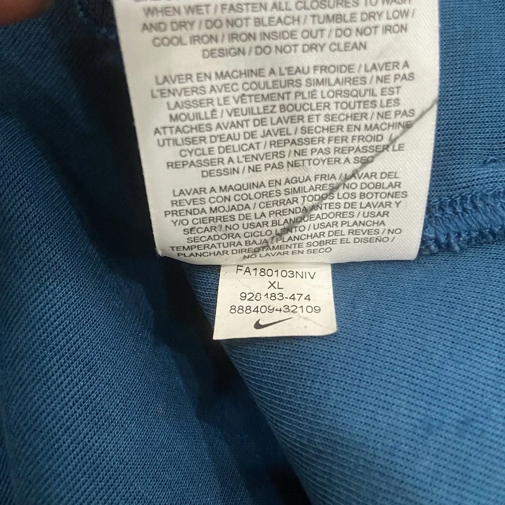 Nike Tech Fleece Full Zip Hoodie‎ Rare Old Season Blue 928483-474 Mens Size XL